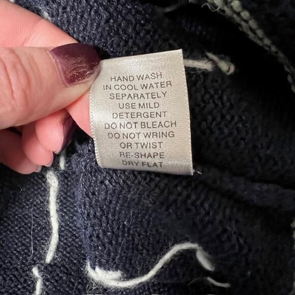 VTG Christopher & Banks Holly Berry Wreath Pullover Sweater Womens S Embroidered - Picture 8 of 10